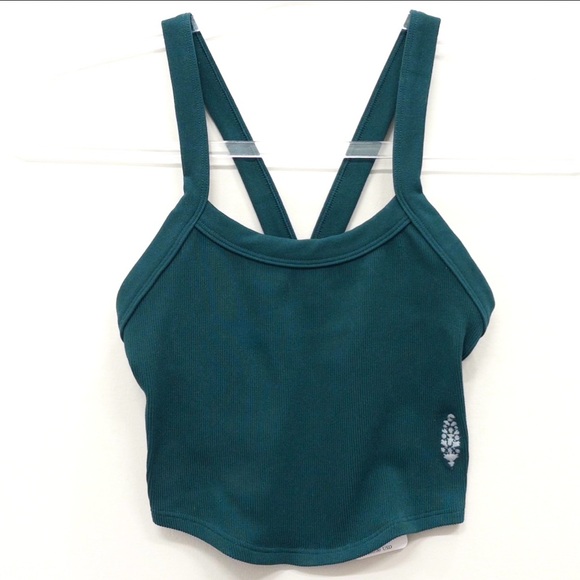 FP Movement All Clear Cami NWT Size M/L Free People Crop Tank Top - Picture 4 of 6